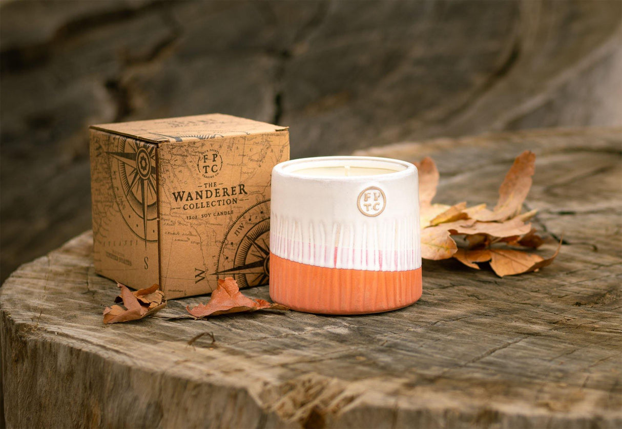 The Wanderer 13 oz Countryside Soy Candle from Four Points Trading Co.