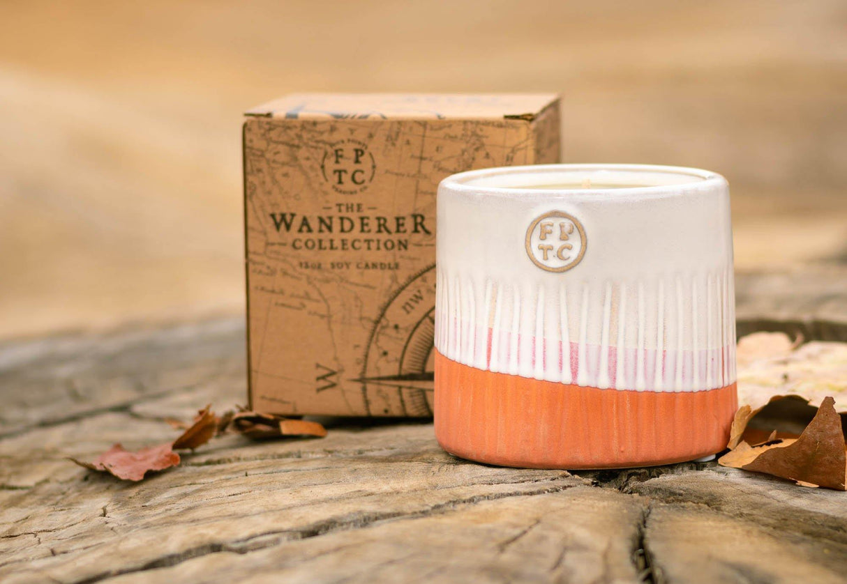 The Wanderer 13 oz In the Mist Soy Candle from Four Points Trading Co.