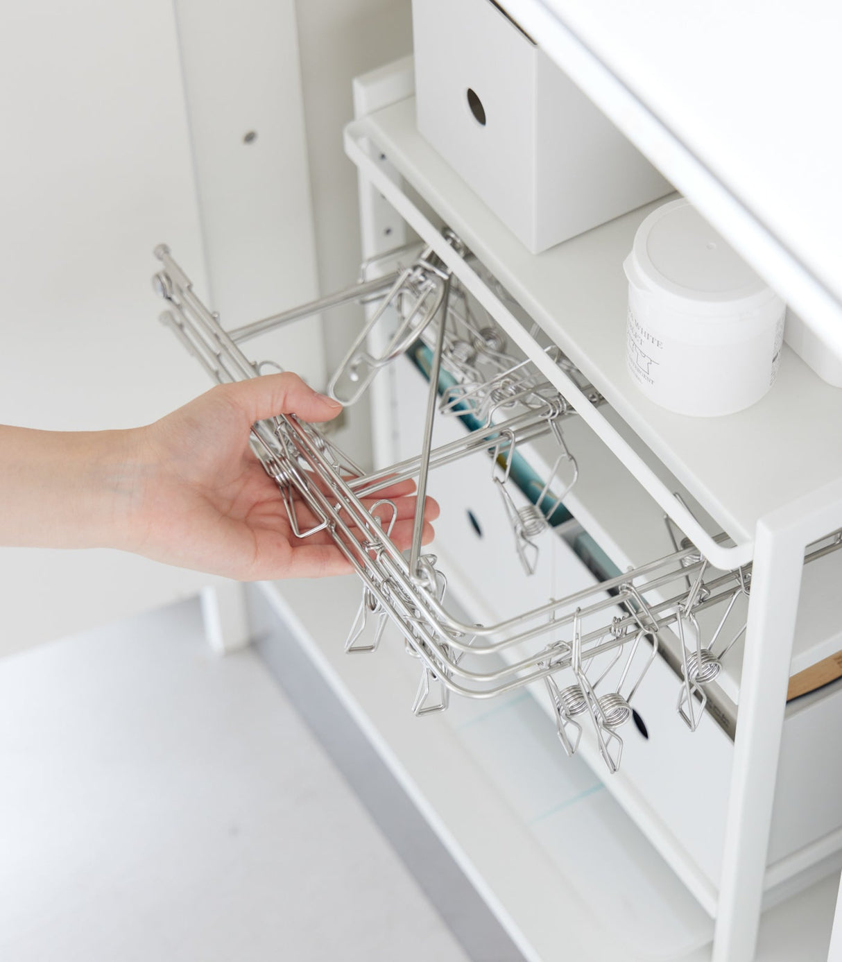 Three-Tier Cabinet Storage Rack (14" H)  - Steel from Yamazaki Home