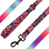 Frenchie Comfort Leash - Tropical Palms from Frenchie Bulldog