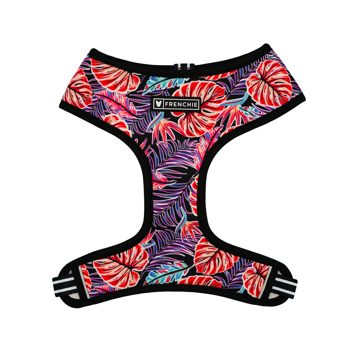 Frenchie Duo Reversible Harness - Tropical Palms from Frenchie Bulldog