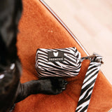 Frenchie Poo Bag Holder - Zebra from Frenchie Bulldog