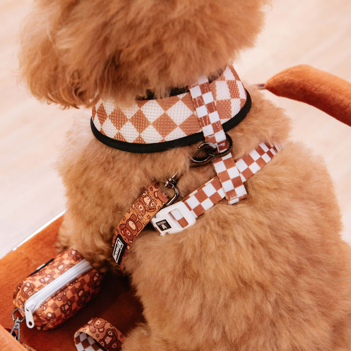Frenchie Duo Reversible Harness - Teddy Bear from Frenchie Bulldog