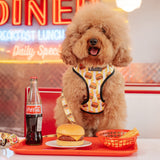 Frenchie Duo Reversible Harness - Burger N Fries from Frenchie Bulldog