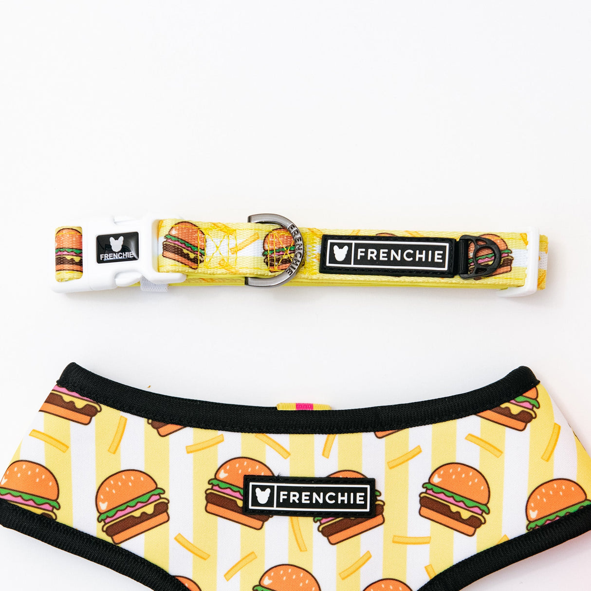 Frenchie Comfort Collar - Burger N Fries from Frenchie Bulldog