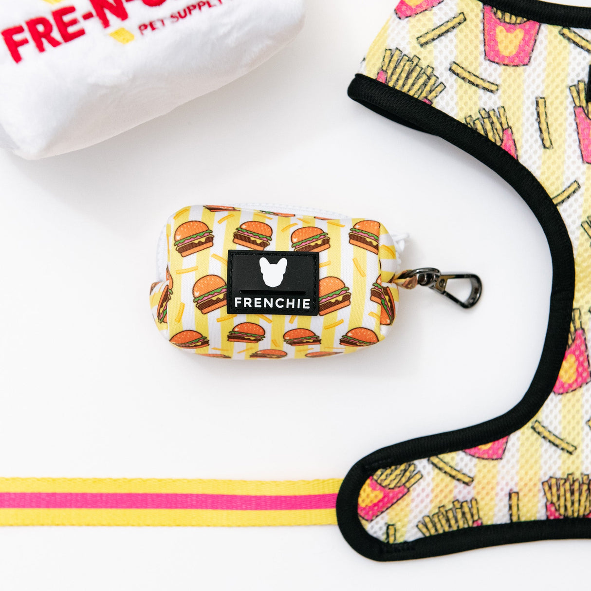 Frenchie Poo Bag Holder - Burger from Frenchie Bulldog