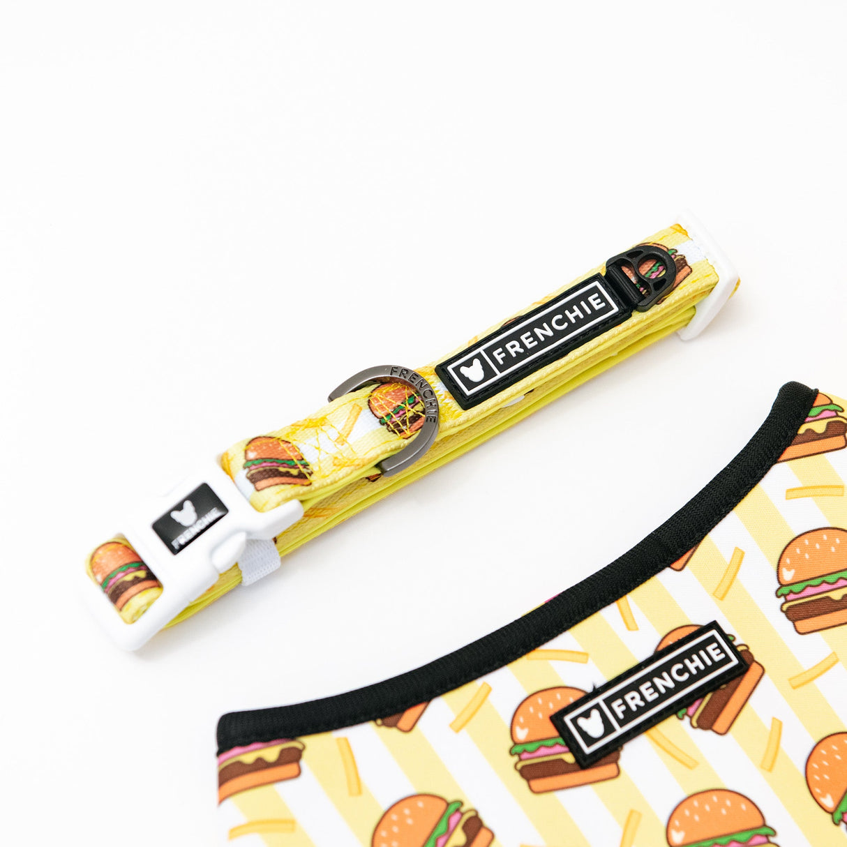 Frenchie Comfort Collar - Burger N Fries from Frenchie Bulldog