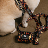 Frenchie Poo Bag Holder - Flames (Orange) from Frenchie Bulldog