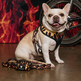 Frenchie Poo Bag Holder - Flames (Orange) from Frenchie Bulldog