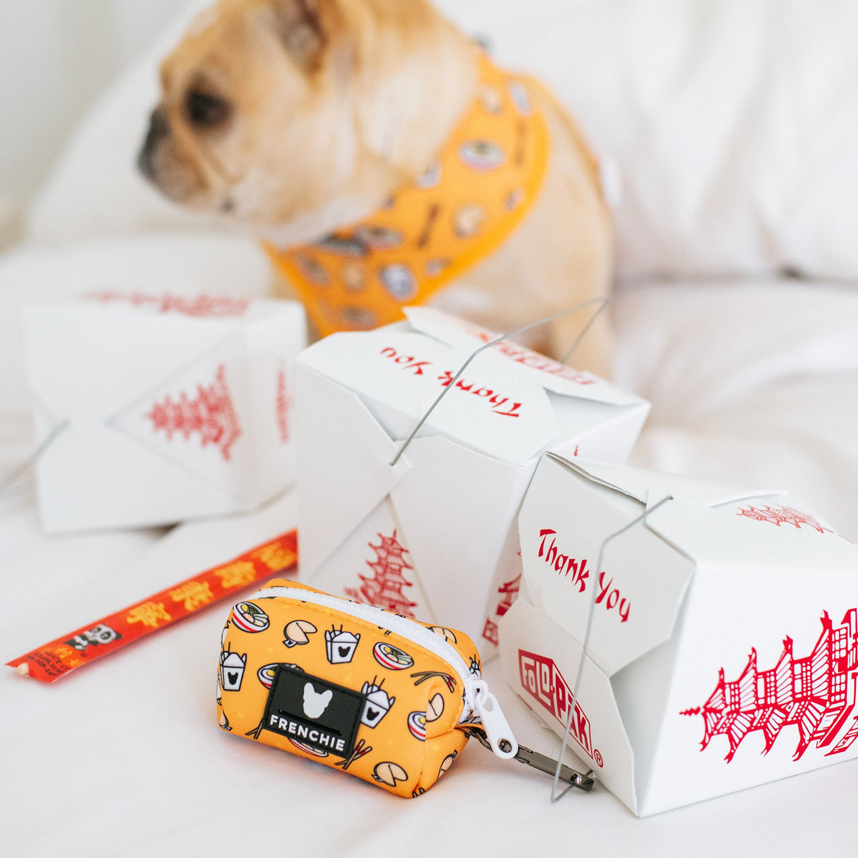 Frenchie Poo Bag Holder - Frenchie Takeout from Frenchie Bulldog