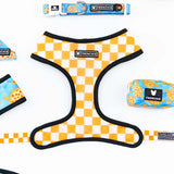 Frenchie Duo Reversible Harness - Galaxy Pizza from Frenchie Bulldog