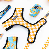 Frenchie Duo Reversible Harness - Galaxy Pizza from Frenchie Bulldog