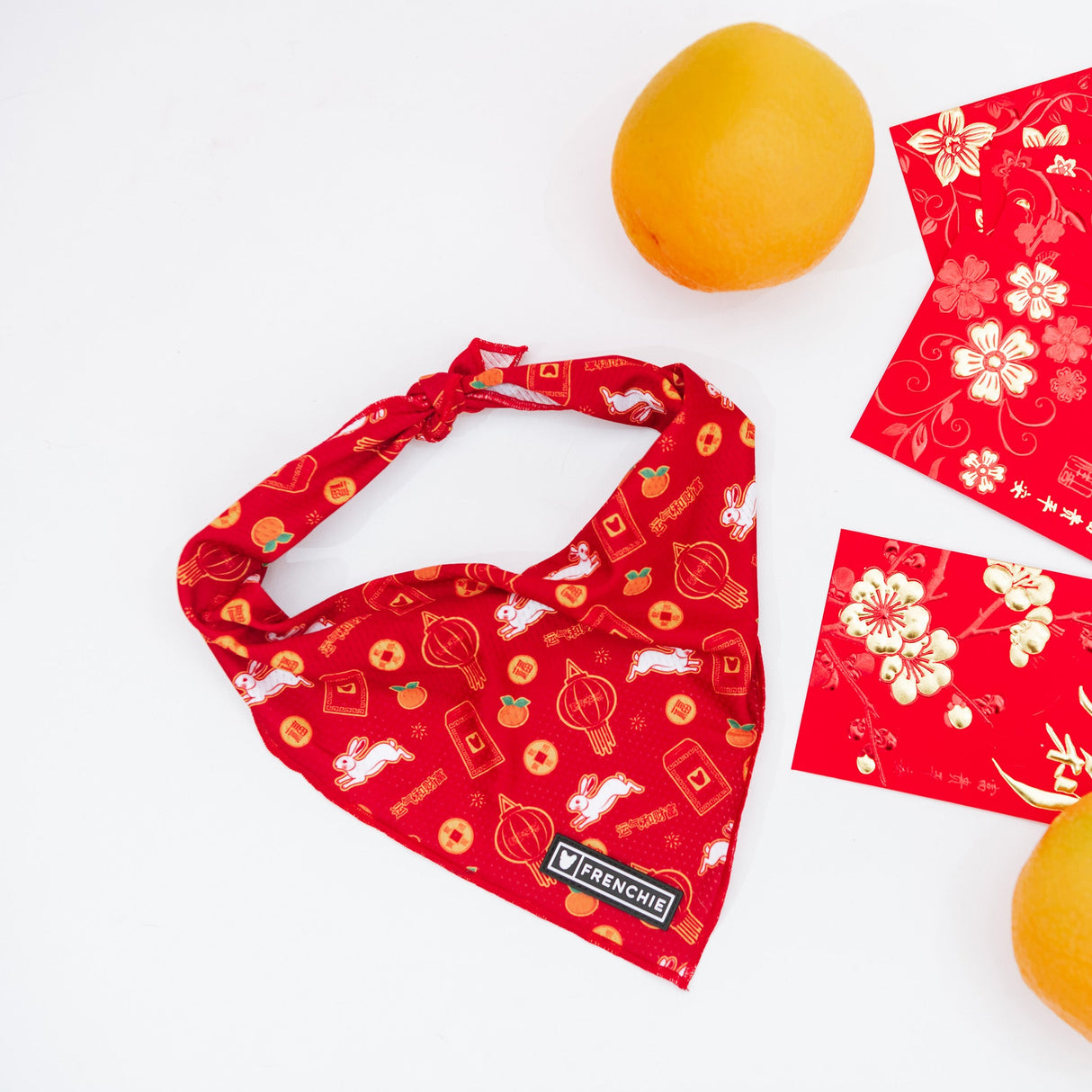 Frenchie Cooling Bandana - Year of the Rabbit from Frenchie Bulldog