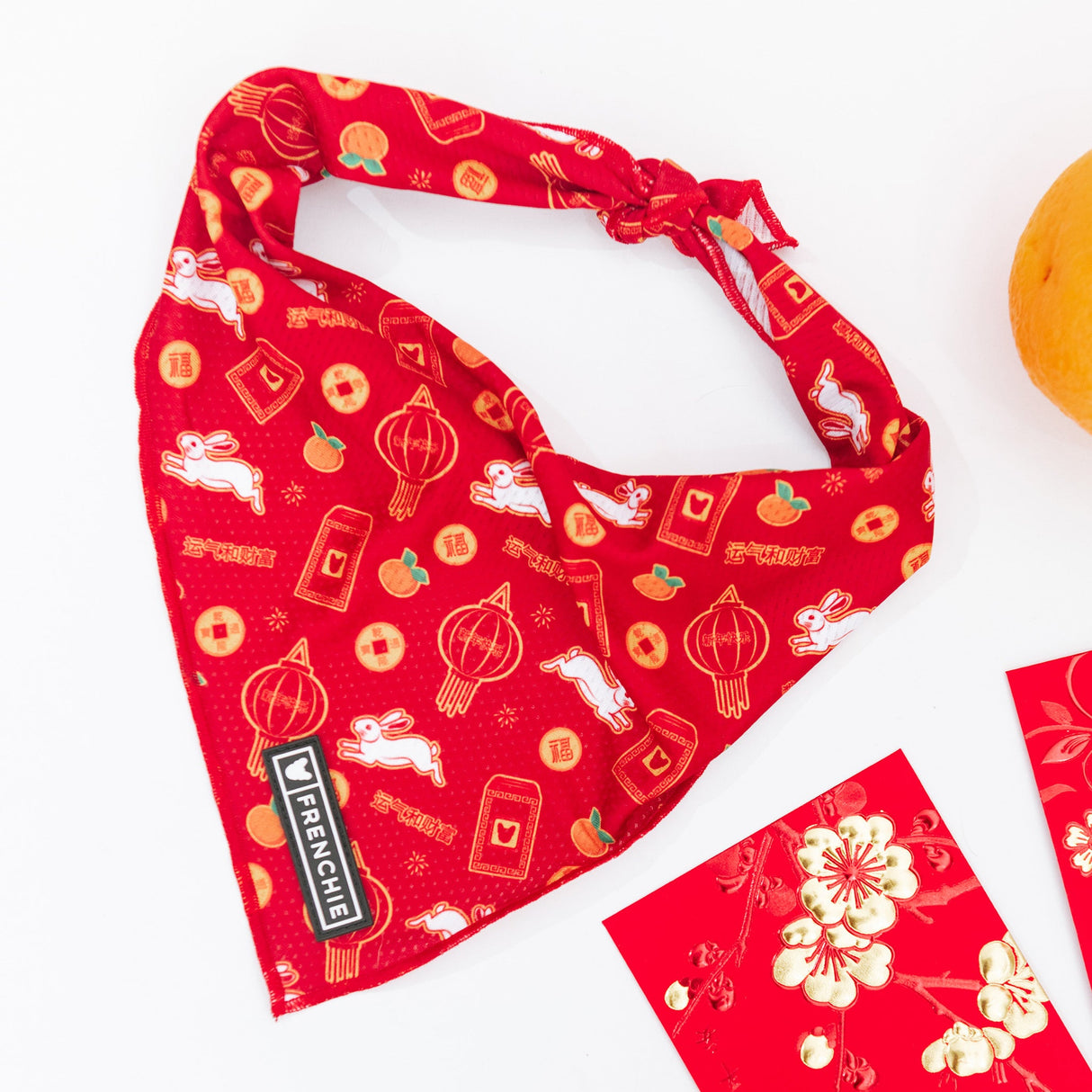 Frenchie Cooling Bandana - Year of the Rabbit from Frenchie Bulldog