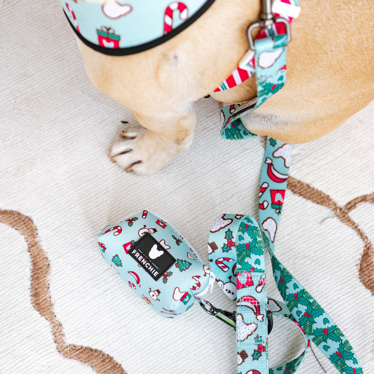 Frenchie Poo Bag Holder - Mistletoe from Frenchie Bulldog