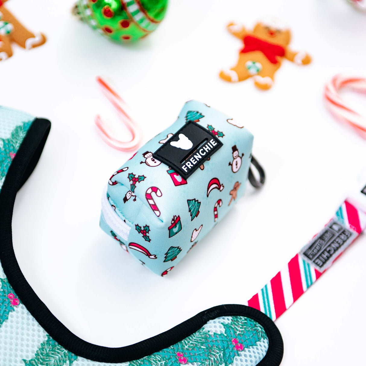 Frenchie Poo Bag Holder - Mistletoe from Frenchie Bulldog