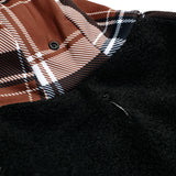 Frenchie Dog Hoodie - Cocoa Plaid from Frenchie Bulldog
