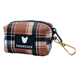 Frenchie Poo Bag Holder - Cocoa Plaid from Frenchie Bulldog