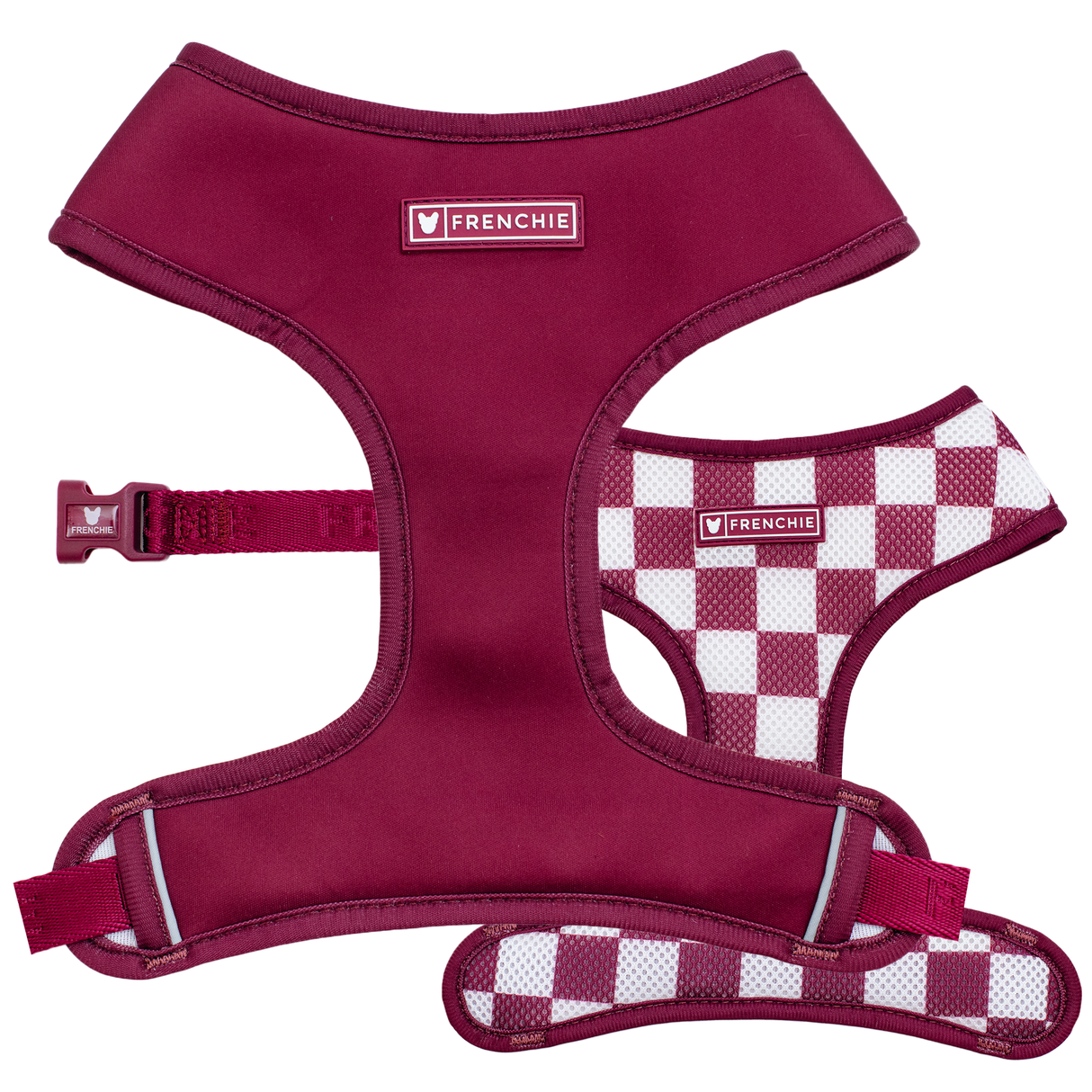 Frenchie Duo Reversible Harness - Ruby from Frenchie Bulldog