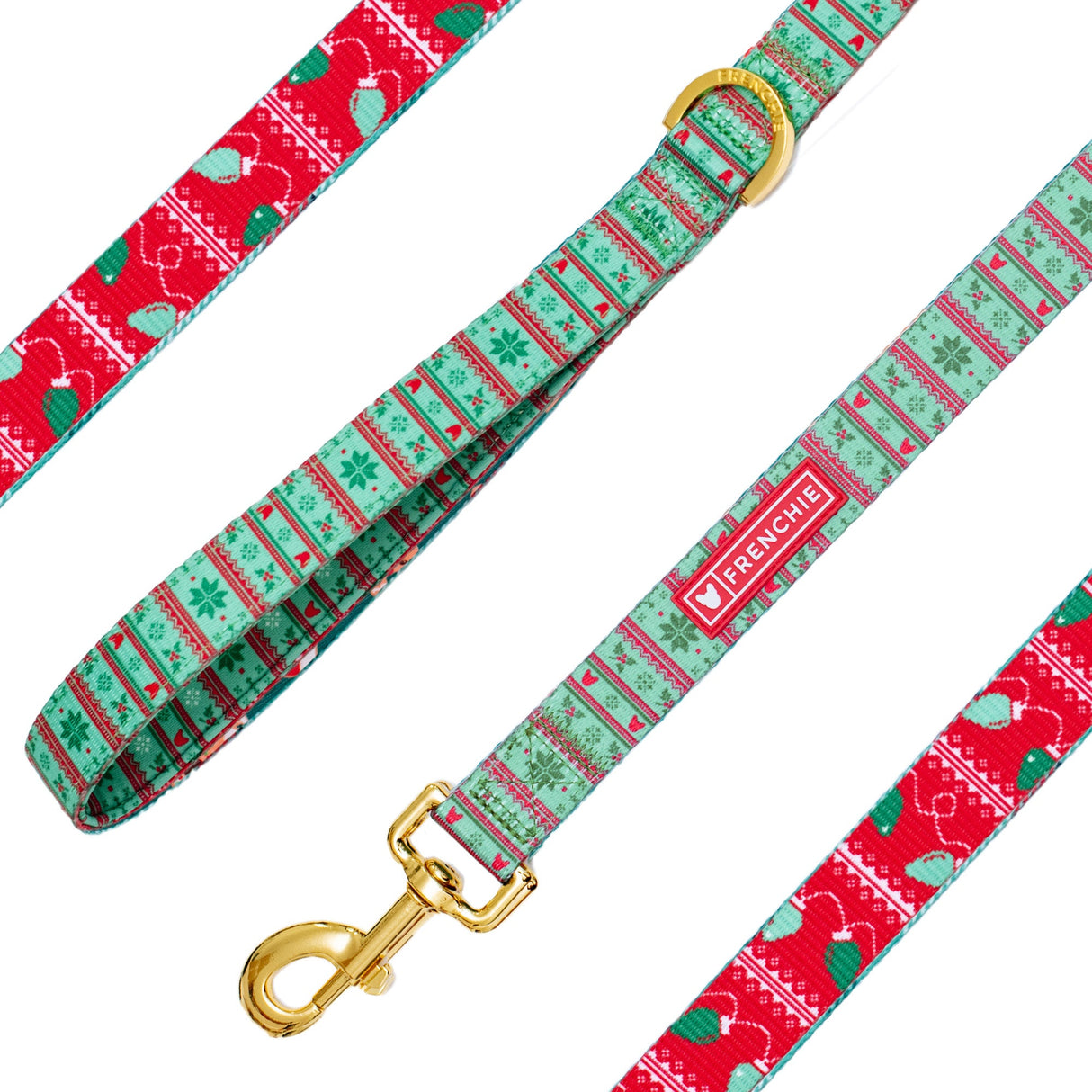 Frenchie Comfort Leash - Ugly Sweater from Frenchie Bulldog