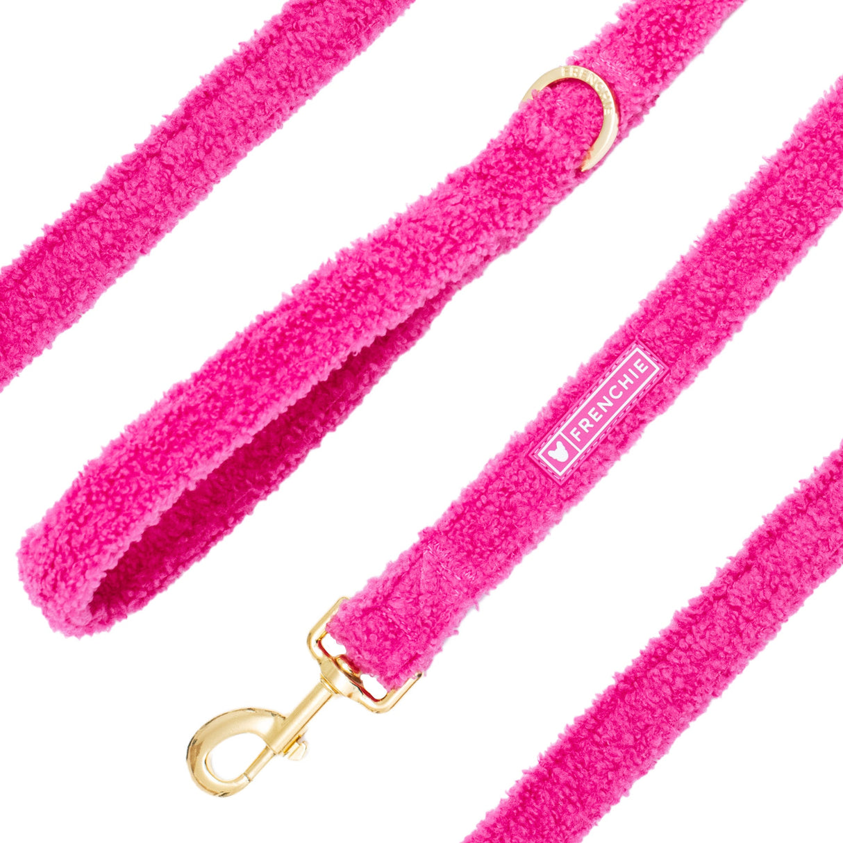 Frenchie Comfort Leash - Teddy Hot Pink from Frenchie Bulldog