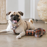 Frenchie Poo Bag Holder - Tan Tartan from Frenchie Bulldog