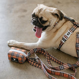 Frenchie Poo Bag Holder - Tan Tartan from Frenchie Bulldog