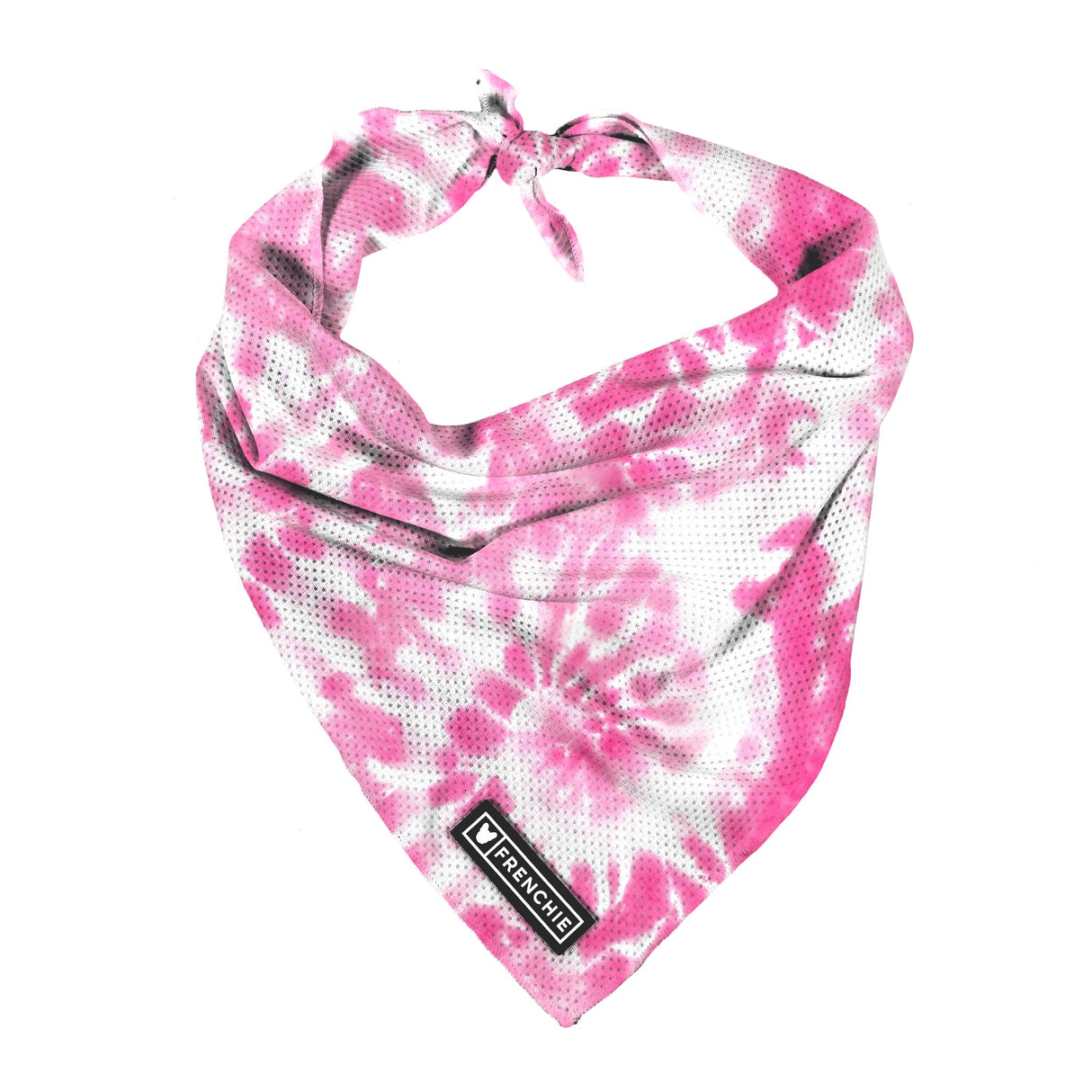 Frenchie Cooling Bandana - Pink Tie Dye from Frenchie Bulldog