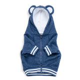 Frenchie Dog Hoodie - Blue Teddy from Frenchie Bulldog