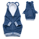 Frenchie Dog Hoodie - Blue Teddy from Frenchie Bulldog
