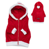 Frenchie Dog Hoodie - Red Santa from Frenchie Bulldog