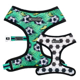 Frenchie Duo Reversible Harness - Soccer from Frenchie Bulldog