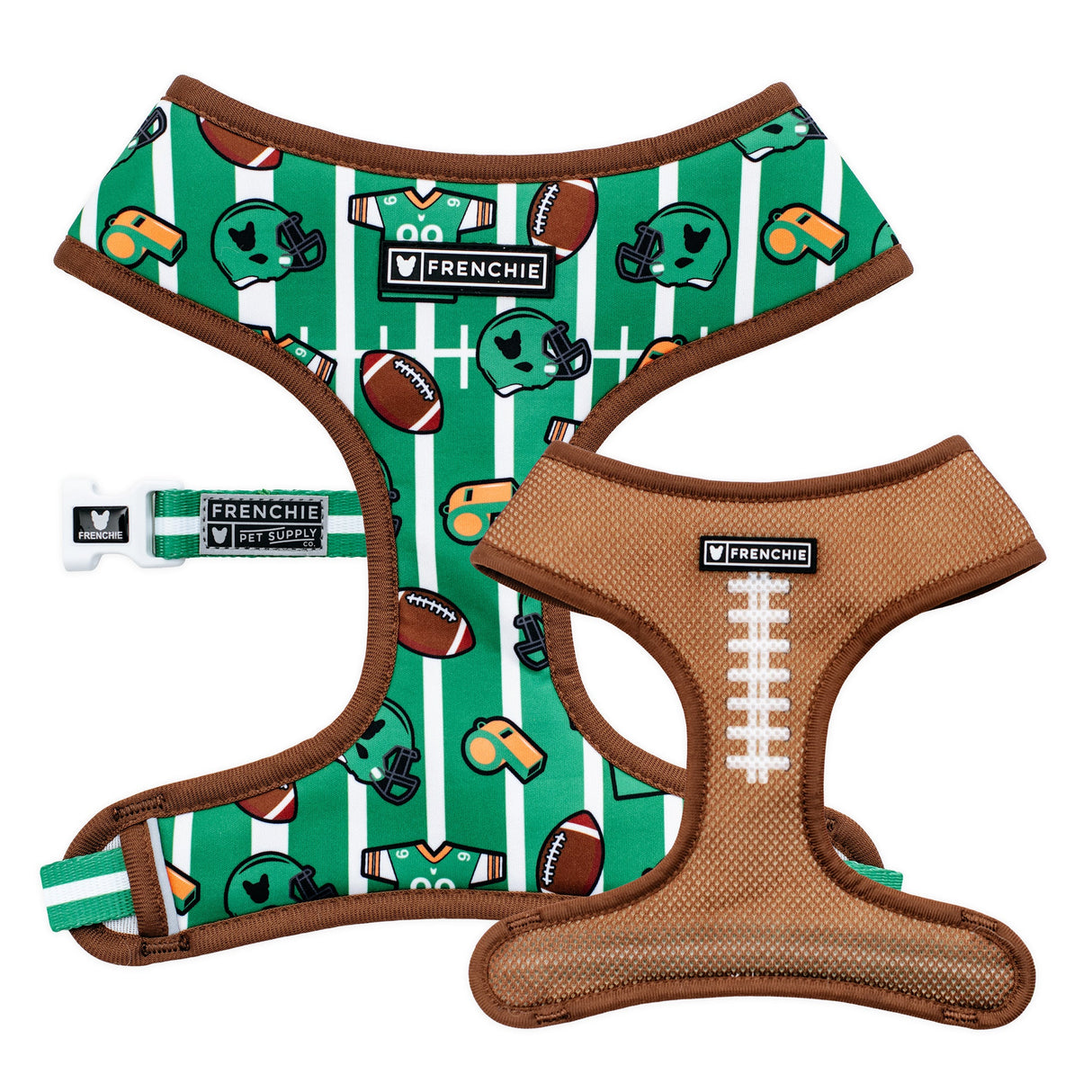 Frenchie Duo Reversible Harness - Touchdown from Frenchie Bulldog