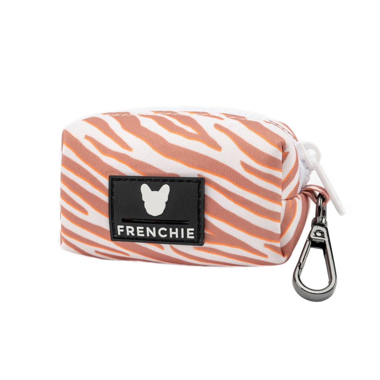 Frenchie Poo Bag Holder - Beige Zebra from Frenchie Bulldog