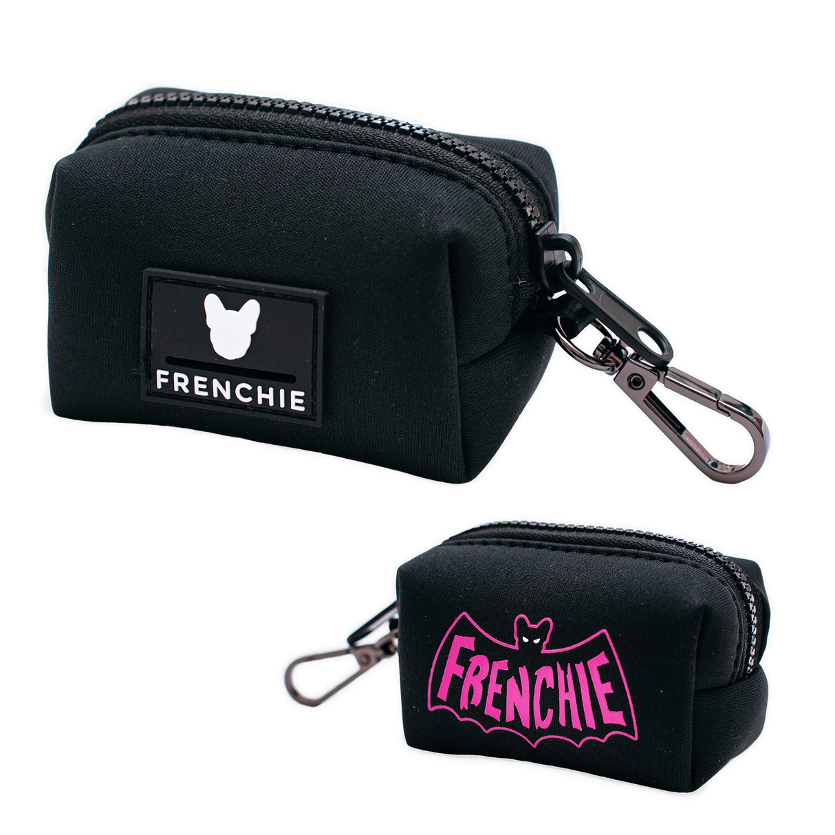 Frenchie Poo Bag Holder - Super Pig (Pink) from Frenchie Bulldog