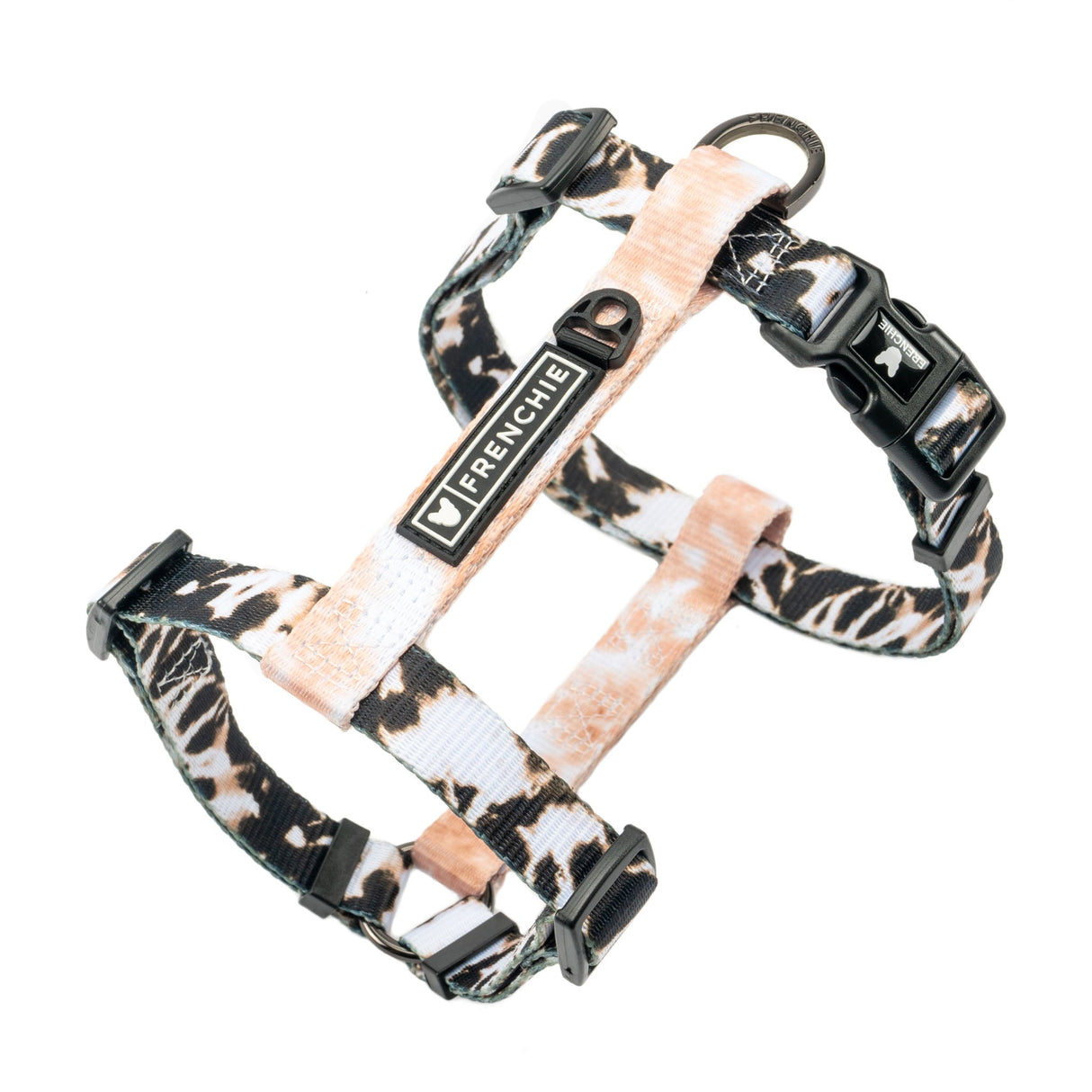 Frenchie Strap Harness - Earthy Tie Dye from Frenchie Bulldog
