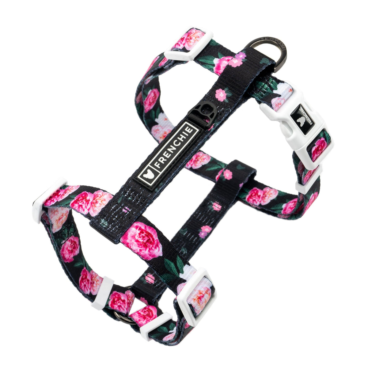 Frenchie Strap Harness - Moody Floral from Frenchie Bulldog