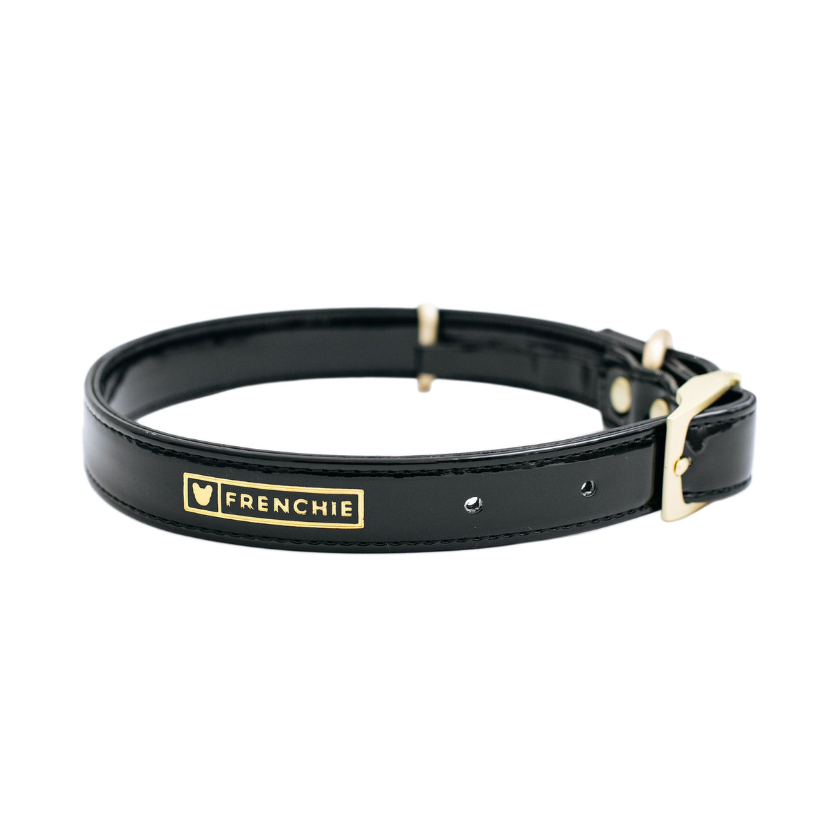 Frenchie Vegan Leather Collar, Leash, & Bow Tie Set from Frenchie Bulldog