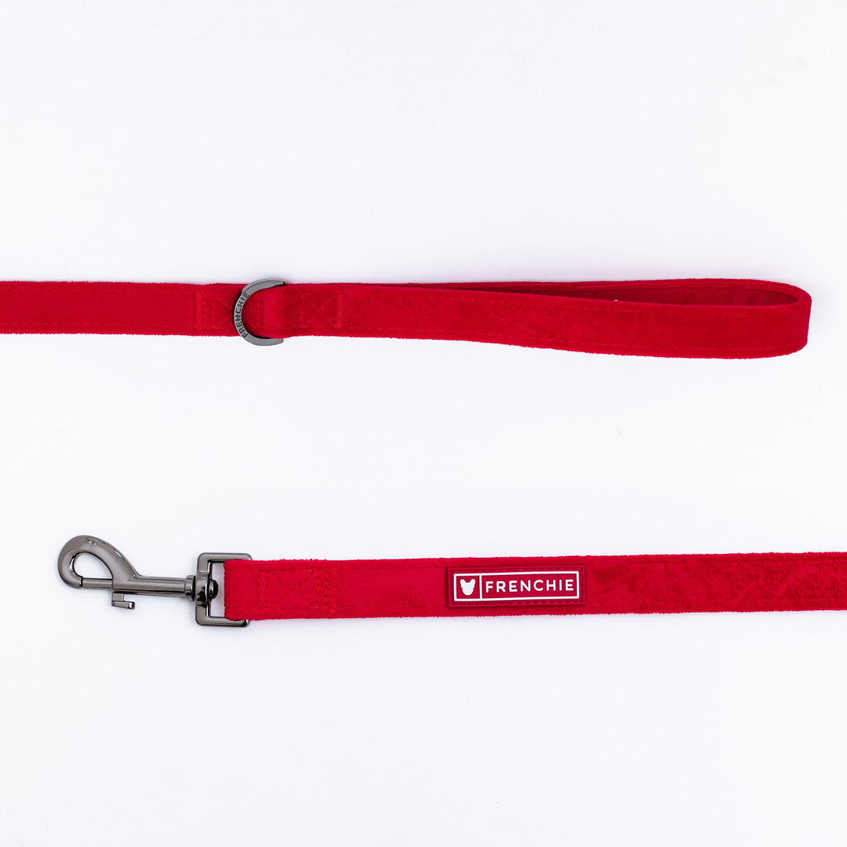 Frenchie Velvet Collar & Leash Set from Frenchie Bulldog