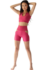 GABRIELLA PINK Activewear Shorts From Gianine