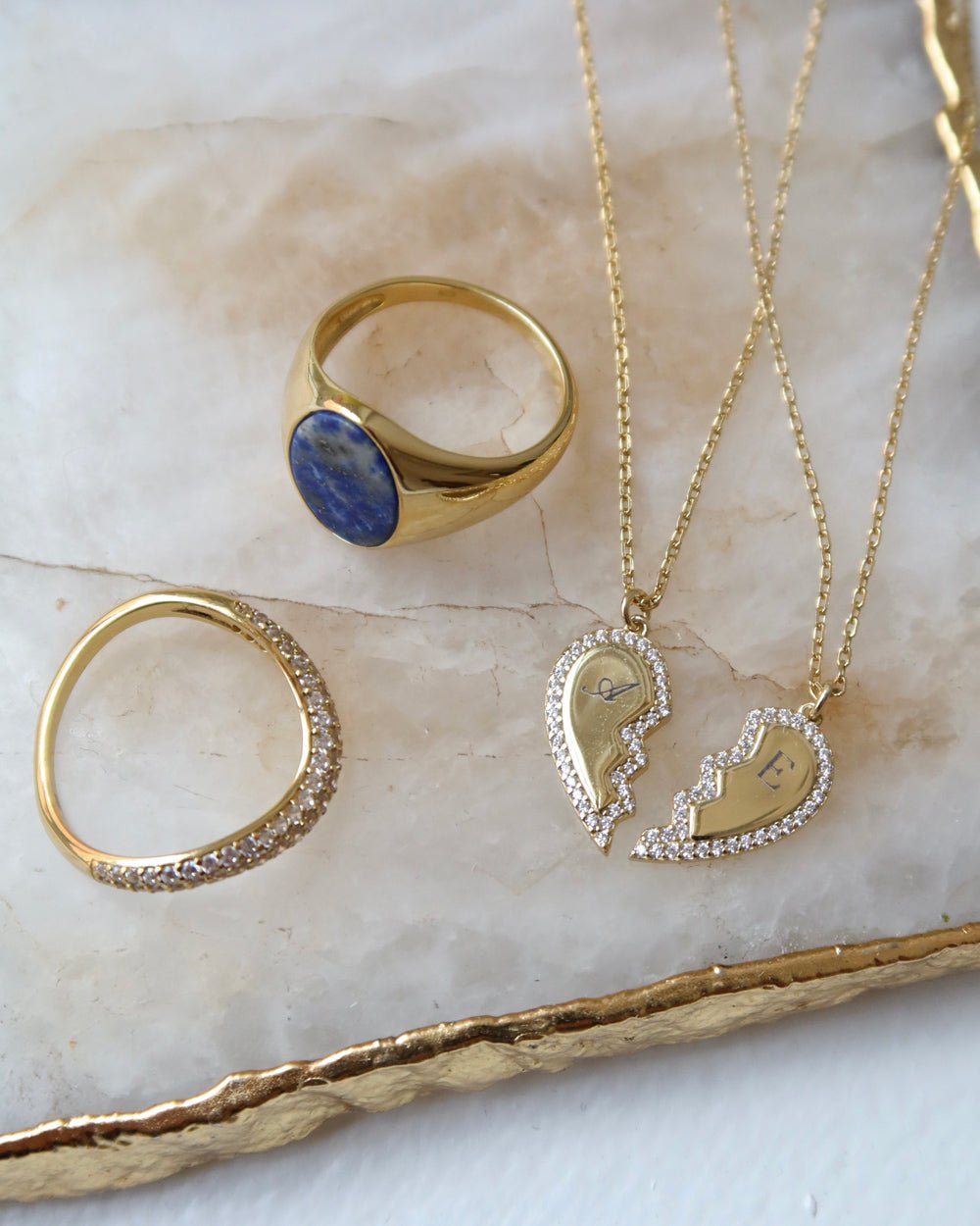 FRIENDSHIP HEART NECKLACE SET From Shop Cupcakes and Cashmere
