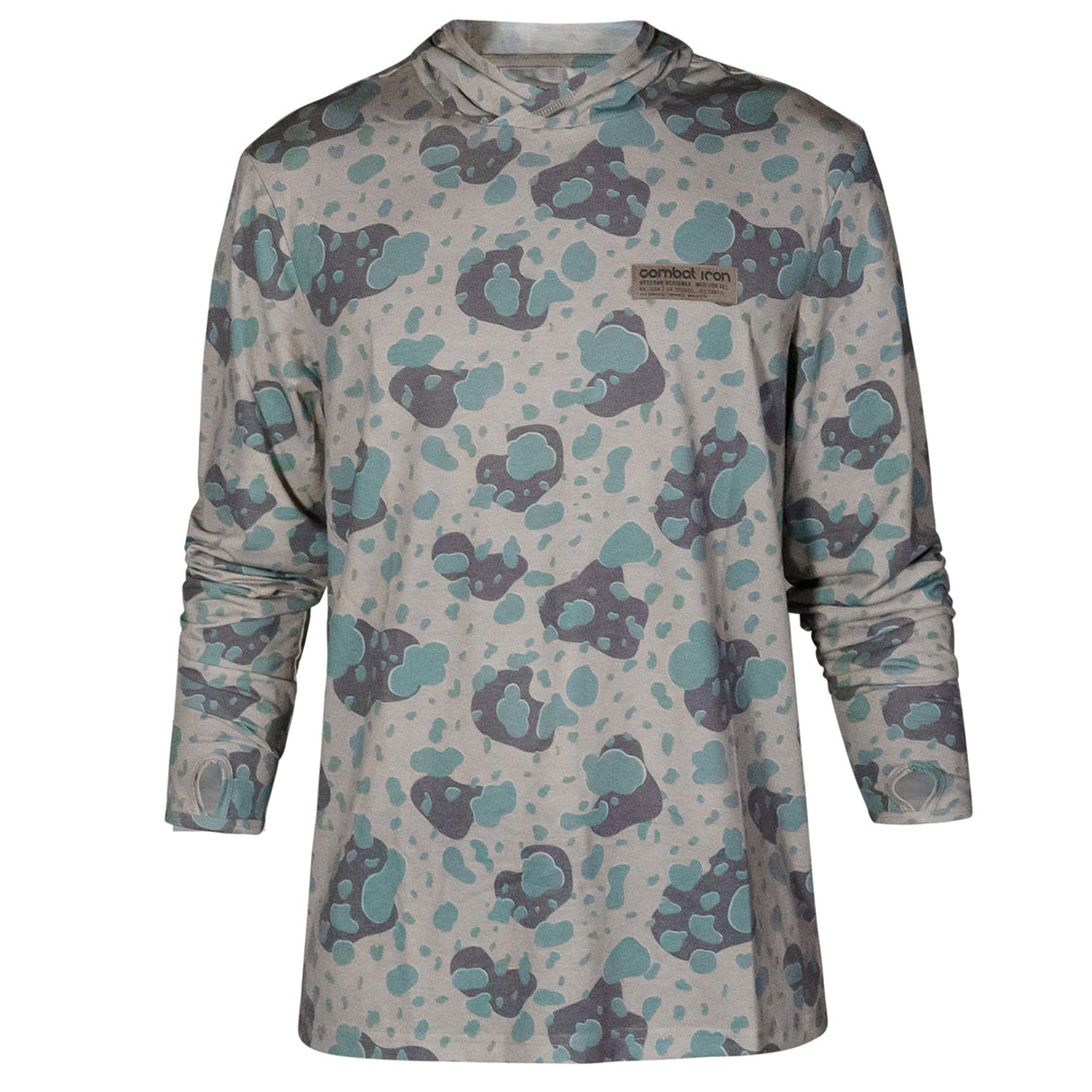 Men's Outdoors Long Sleeve Performance Hoodie from Combat Iron Apparel