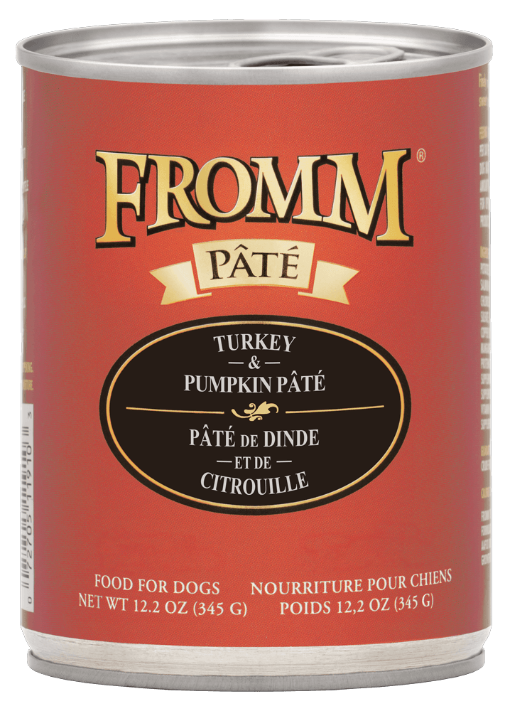 Fromm All Life Stages Grain-Free Turkey & Pumpkin Pate Wet Dog Can (12.2oz) from The Family Pet