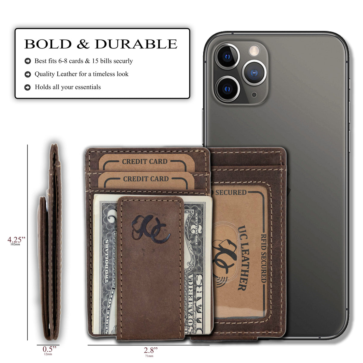 Front Pocket Wallet from UC Leather Company