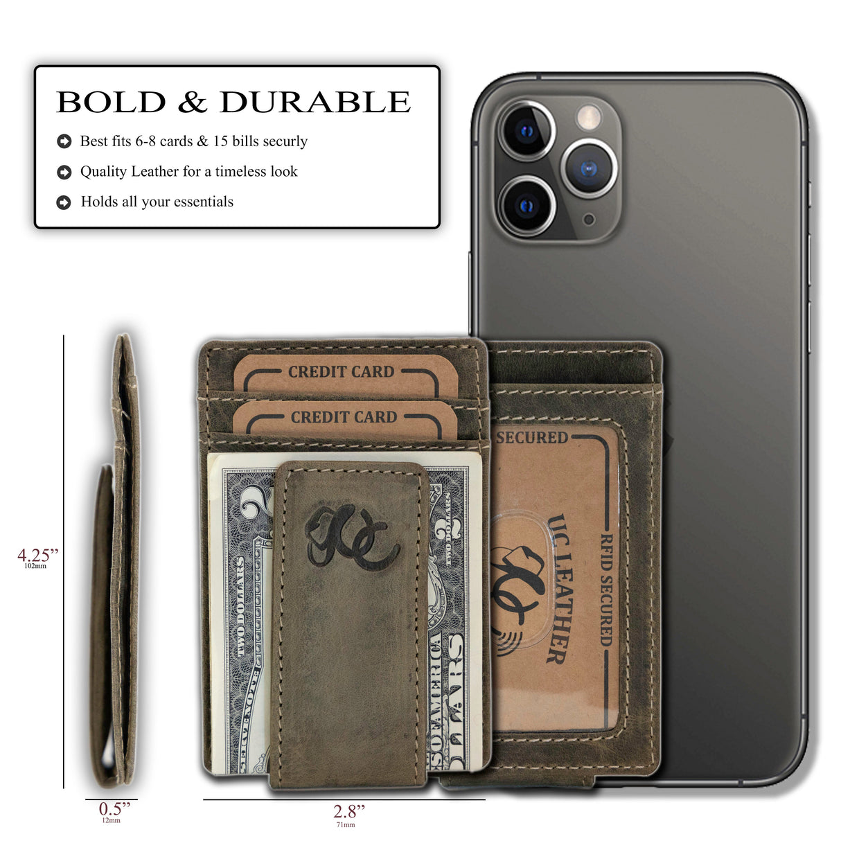 Front Pocket Wallet from UC Leather Company