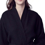 Knee-Length Waffle Kimono Robe for Women From Lotus Linen