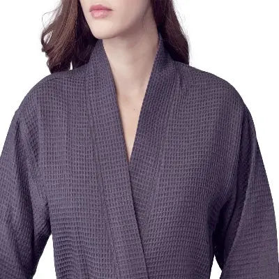 Lightweight Cotton Waffle Robe for Women From Lotus Linen