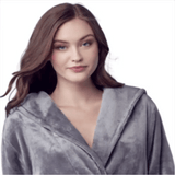 Hooded Plush Bathrobes for Women From Lotus Linen
