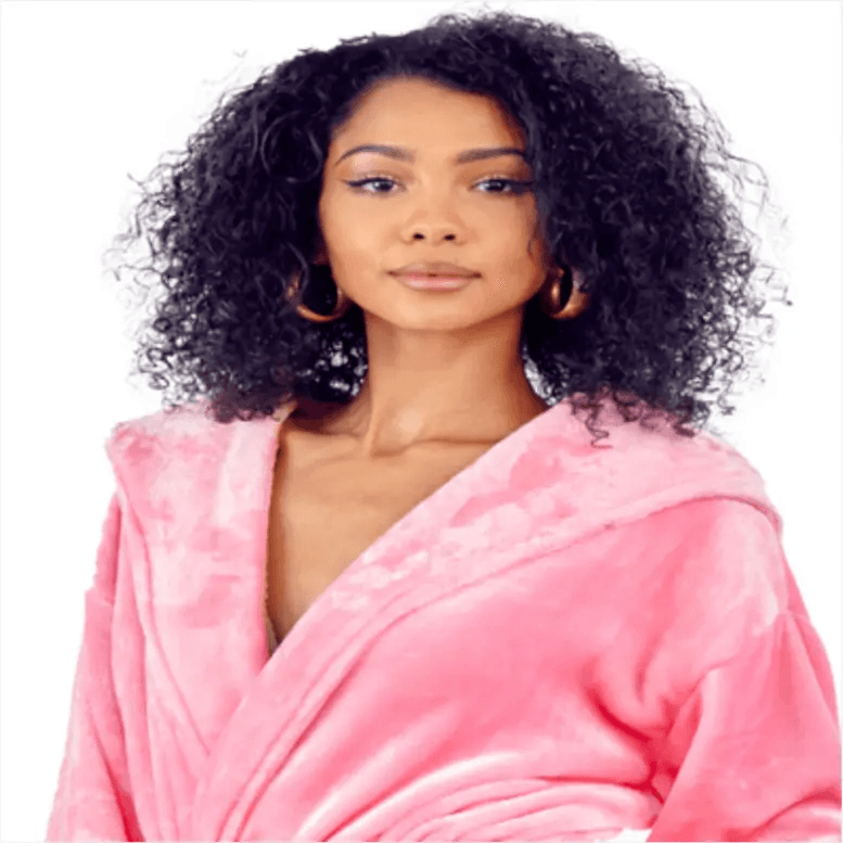 Hooded Plush Bathrobes for Women From Lotus Linen