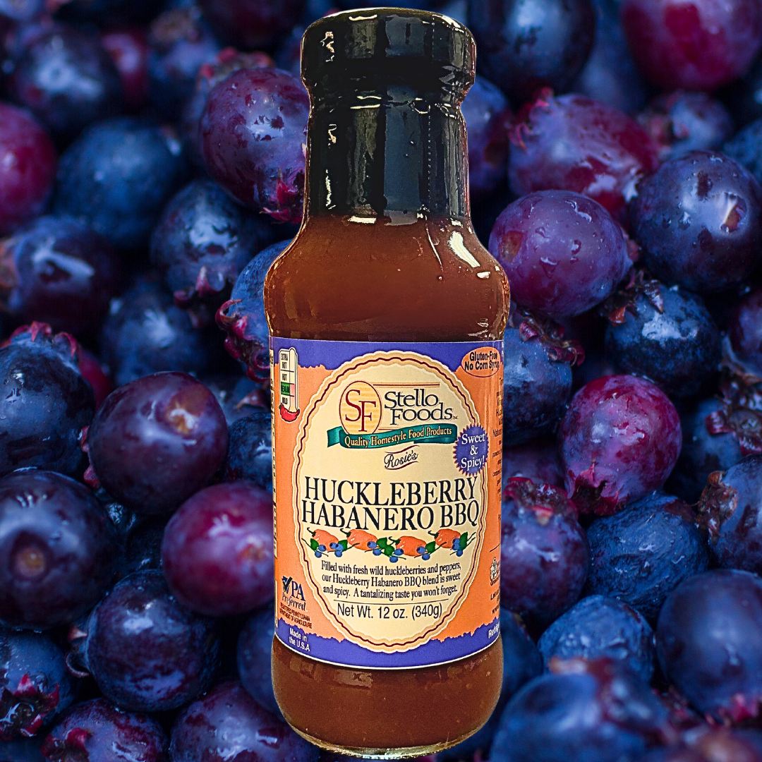Stello Foods - Rosie's Huckleberry Habanero BBQ Sauce 12 oz from Stello Foods